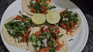 tacos de pastor de soya 🌮🌯