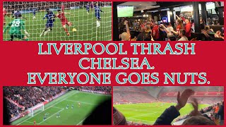 Liverpool Thrash Chelsea. Everyone Goes Nuts. (Highlights and Fan Reactions)
