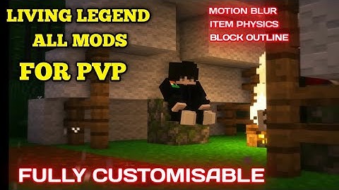 MOTION BLUR MOD FOR JAVA/POJAV||MORE 20+ MODS FOR MINECRAFT||#mincraft #livinglegend #Osiko