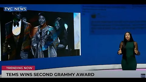 Tems Wins Second Grammy Award For Best African Music Performance