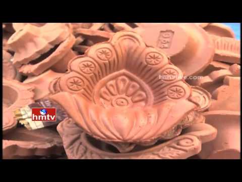 Variety Decorative Lamps for Diwali Festival in Hyderabad | HMTV Special Focus