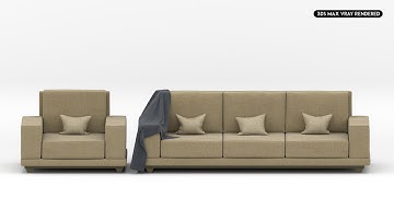 3Ds Max Vray Modern Sofa Creation And Rendering Tutorial For Intermediate