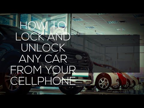 Video: How To Open The Car Using Your Phone