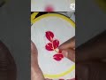 Very pretty flower design #trending #embroidery #short video
