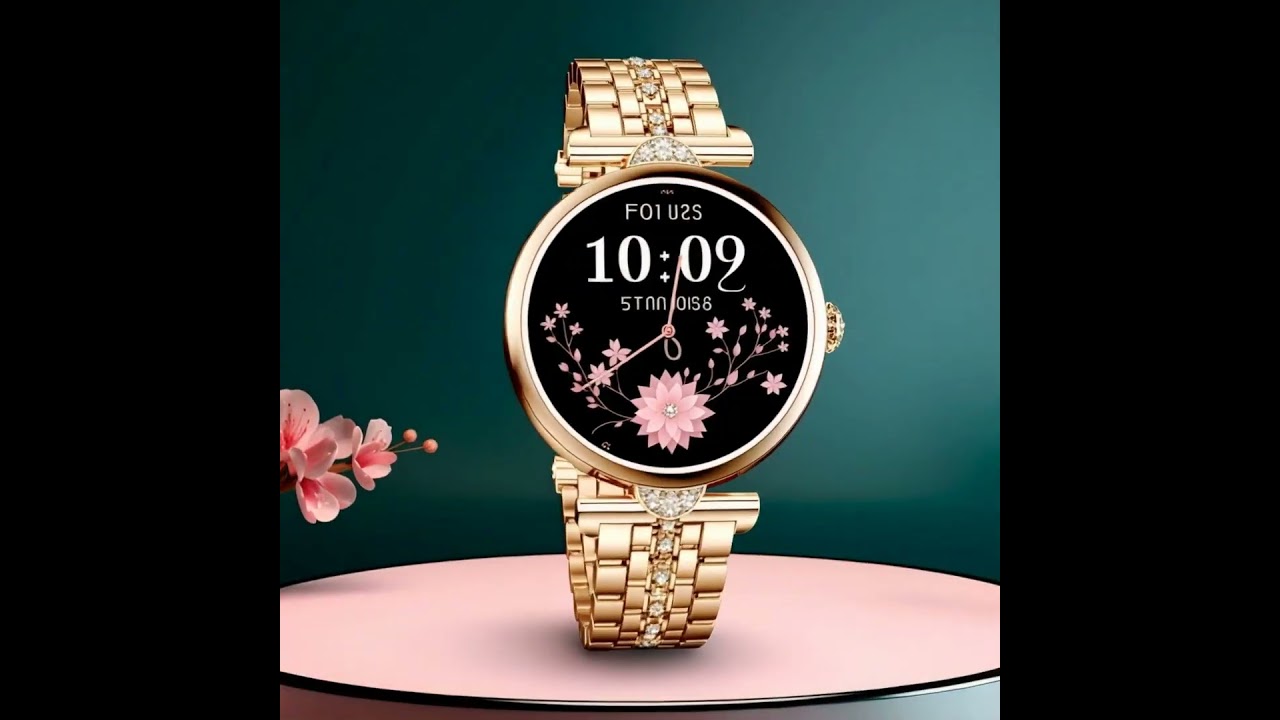 Βίντεο προϊόντος: Smartwatch Microwear AK73- Gold Diamond Steel (1)