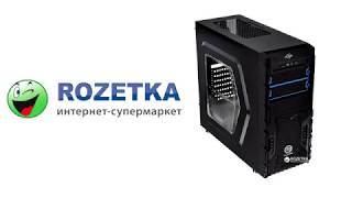 Распаковка  &quot;Корпус Thermaltake Versa H23 Window Black (CA-1B1-00M1WN-01) &quot; из Rozetka.com.ua