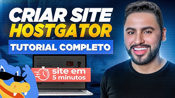 HOSTGATOR: Tutorial 100% Completo P/ CRIAR SITE COM IA (CRIADOR DE SITES COM IA DA HOSTGATOR)