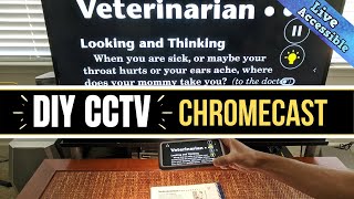 DIY CCTV - Use your magnifier app on a TV | How to mirror your screen to chromecast #LiveAccessible screenshot 2