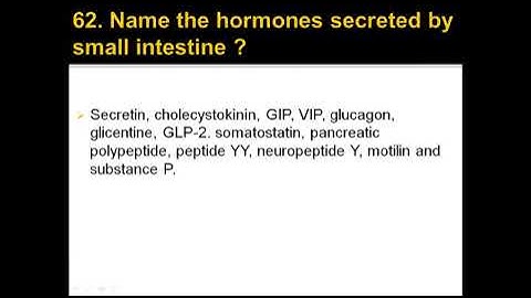 Digestive System (Part - 2) -- Important Viva-Voce Q & A