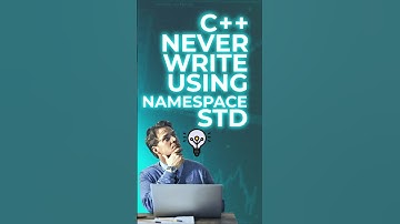 Never Write "using namespace std;"  #coding #programminglanguage #cplusplus #shorts  #ccoding #c