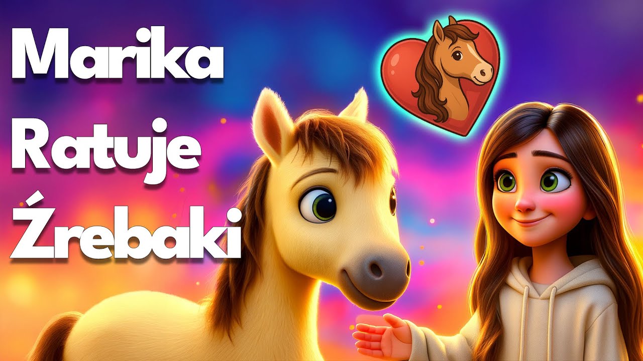 🐴 Marika Ratuje Źrebaki | Magiczna Bajka do Słuchania dla Dzieci