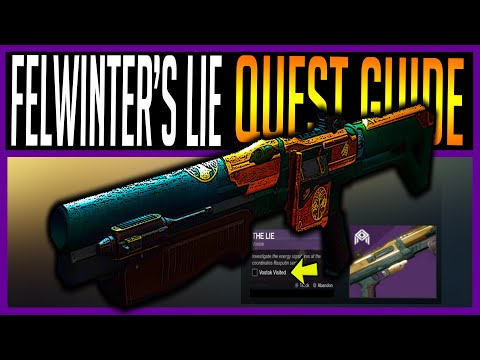 Video: Langkah Pencarian Destiny 2 Felwinter's Lie: Vostok Dikunjungi, Shotgun Membunuh Ladang Di The Lie Menjelaskan