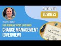 Change Management (Overview)