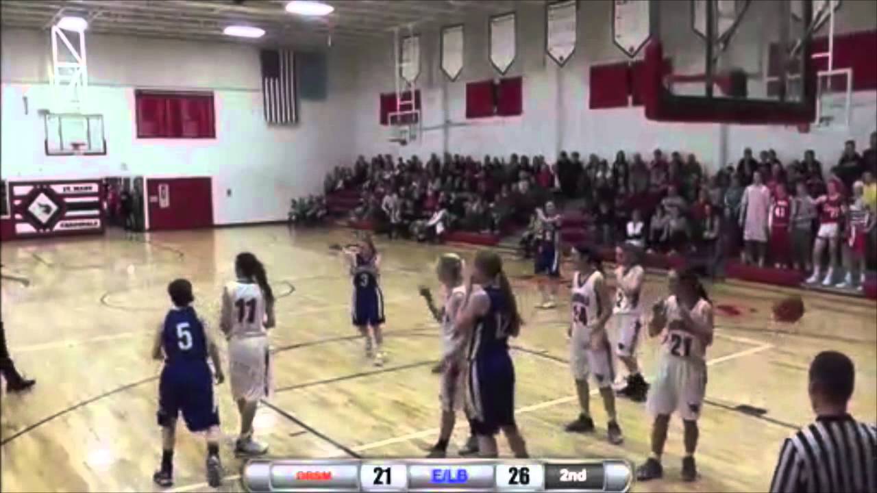 Dell Rapids St Mary Cardinal Girls 2/6/15 YouTube