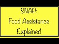 SNAP - Supplemental Nutrition Assistance Program for Elderly &amp; Disabled