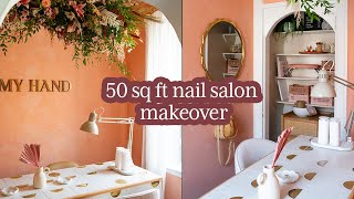 50 Sq Ft Nail Salon Makeover For a Deserving Small Business