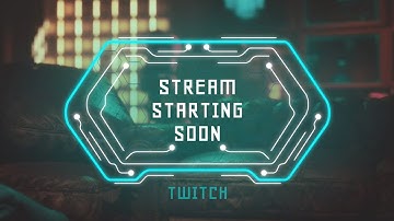 Starting Soon Twitch Video Template (Editable)