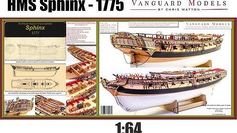 HMS SPHINX 1775 1:64 Unboxing VANGUARD MODELS