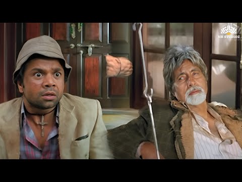 अमिताभ और राजपाल यादव का कॉमेडी सीन | जूही चावला, शाहरुख खान | Bhootnath | Comedy Scene