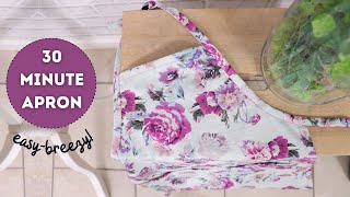 Apron cutting and stitching in 30 minutes and 2 sizes - full Step-By-Step tutorial!