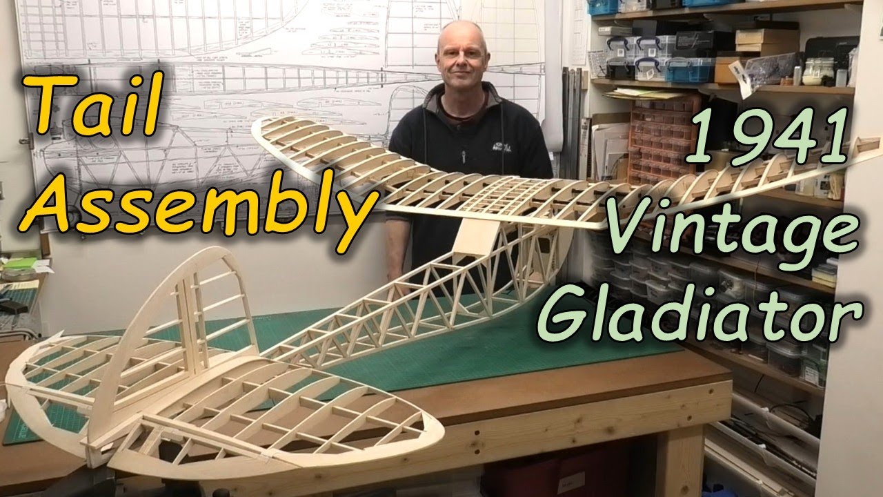 1941 Vintage Gladiator - Pt13: Fin & Tail Skid, Building & Fitting - 68 ...