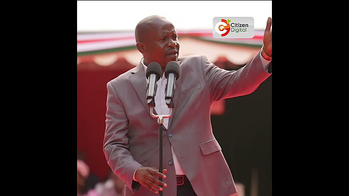 "Don’t lecture us, we are not your children. Are you God?" angry DP Kithure Kindiki tells Gachagua