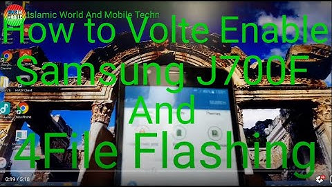 Samsung J7  Volte Enable 4File Flashing Hasim Mobile Technology