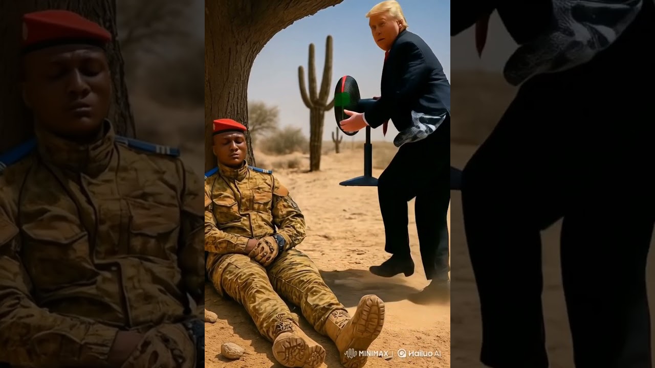 Trump Steals the Fan?! Ibrahim’s Epic Desert Chase