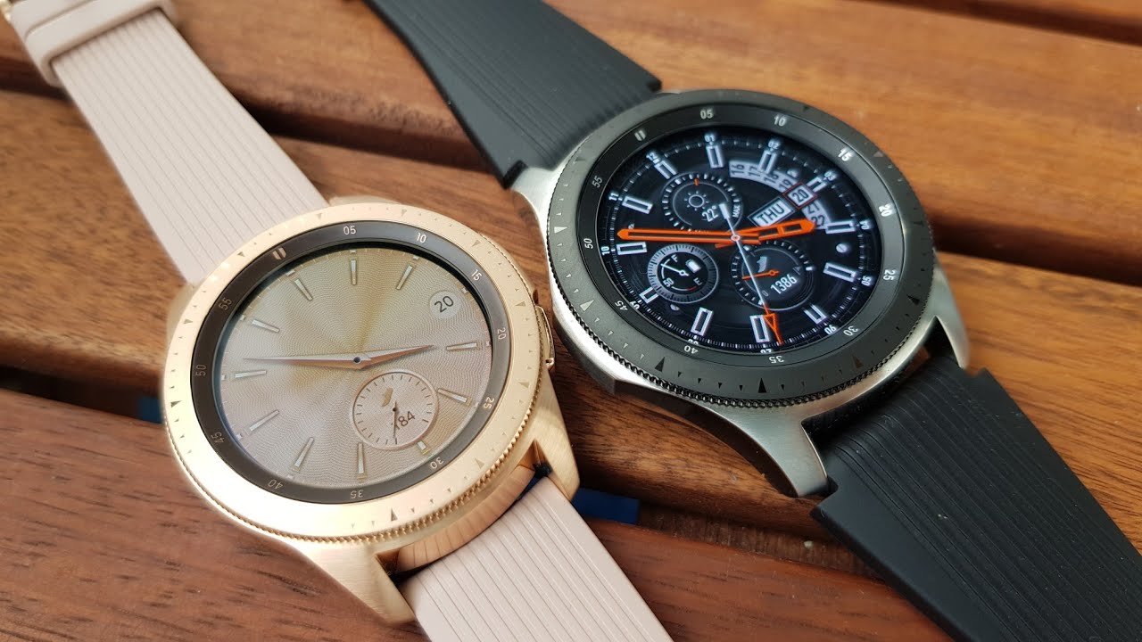 Samsung galaxy watch сравнение. Samsung Galaxy watch 4 42mm vs 46 mm. Samsung watch 42mm. Galaxy watch 46 vs 42 mm. Galaxy watch 42mm (2018).