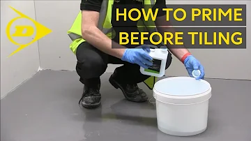 Can you use SBR as a primer before tiling?