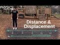 Que sont la distance et le dplacement   la physique en mouvement
