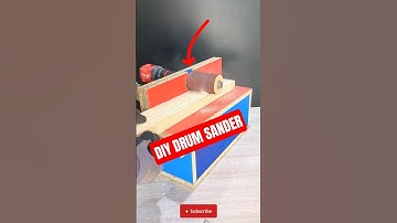 How to Convert a Drill into a Powerful Sanding Machine | Genius Wood Hack #shorts
