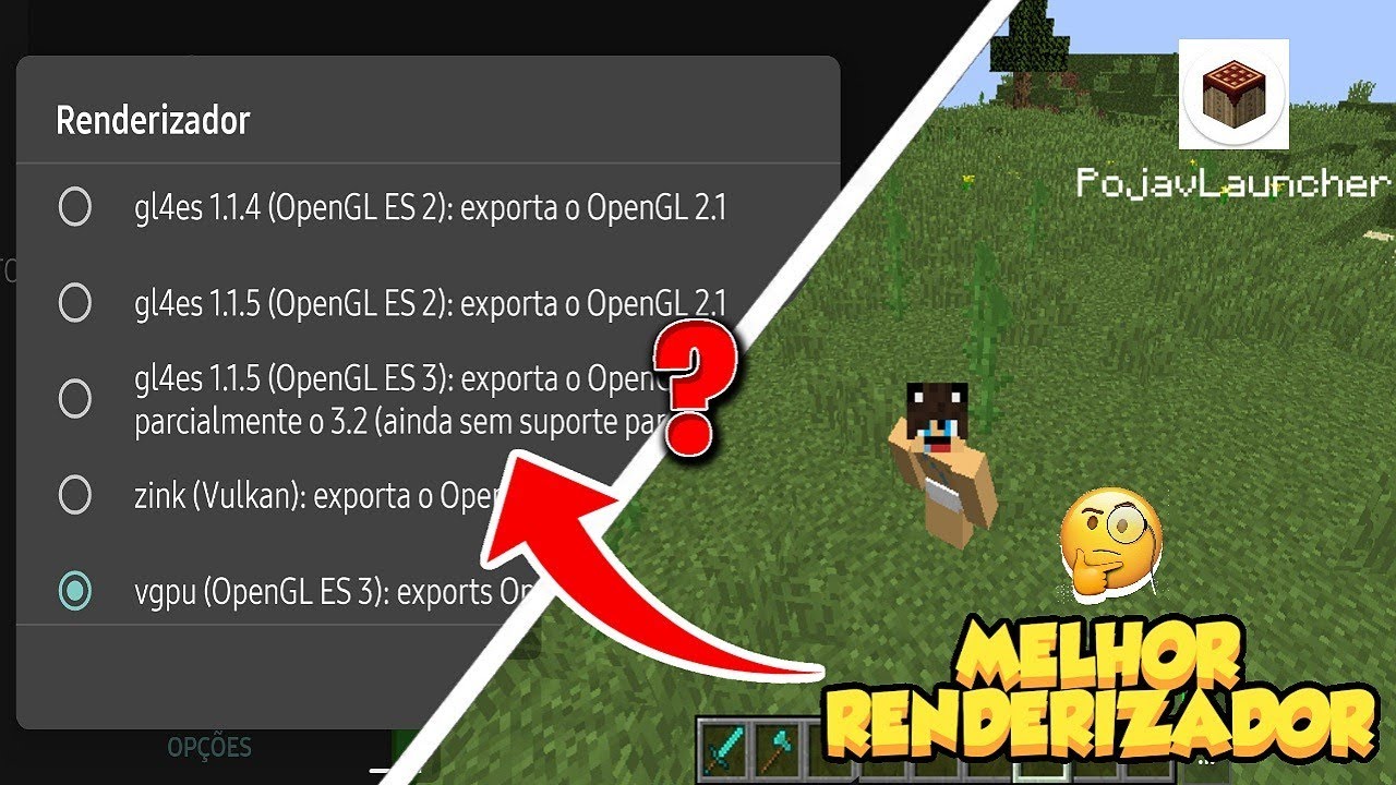 O MELHOR RENDERIZADOR PARA USAR NO POJAVLAUNCHER - YouTube