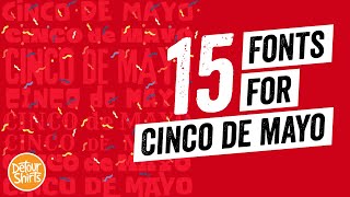 15 Fonts for Cinco De Mayo Designs | Use these typefaces for your Print on Demand Projects