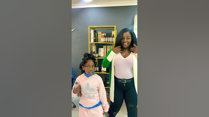 JACKIE MATUBIA AND HER DAUGHTER SHOW OFF THIER HAIR