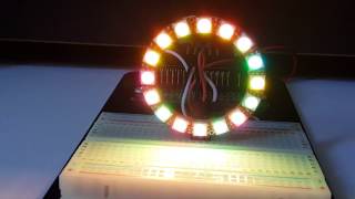 Python 24 BBC Microbit 控制neopixel全彩串列式LED測試