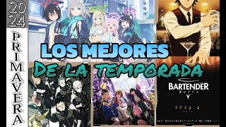 TOP 10 ANIMES TEMPORADA PRIMAVERA DEL 2024