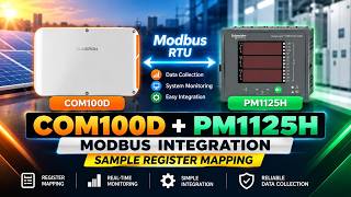 COM100D + PM1125H Modbus Integration | Sample Register Mapping