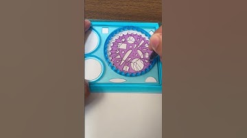 ASMR Sound : Simple Spirograph design Satisfying ASMR Video #shorts #ytshorts #spirograph #asmr