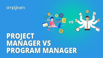 Project Manager vs Program Manager - What’s the Difference ? | Project Management | Simplilearn