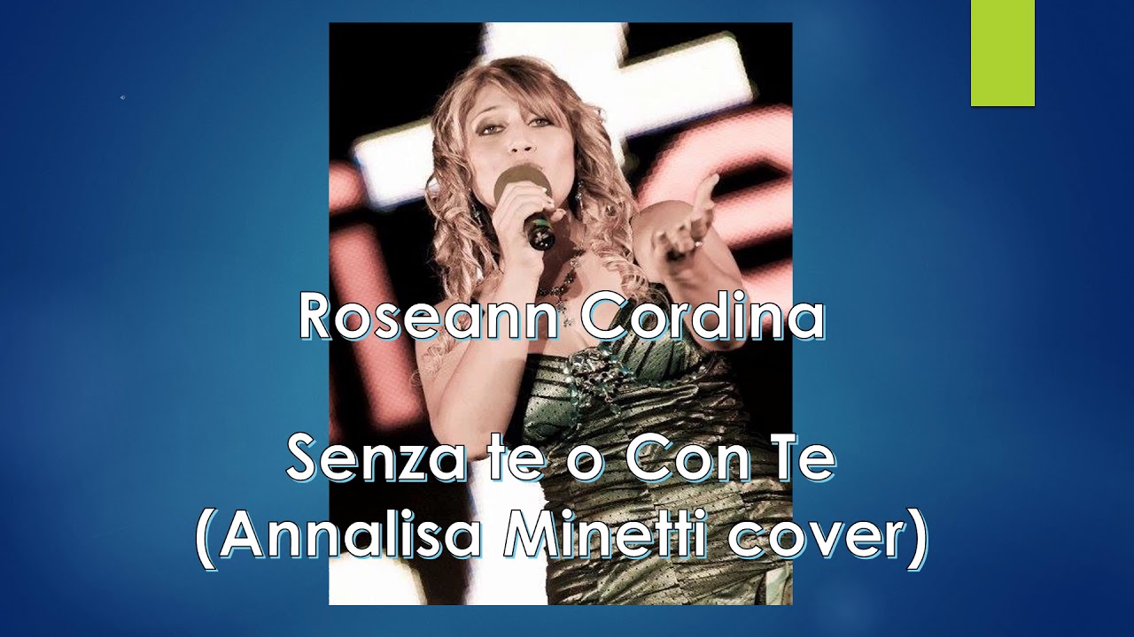 annalisa minetti senza te o con te