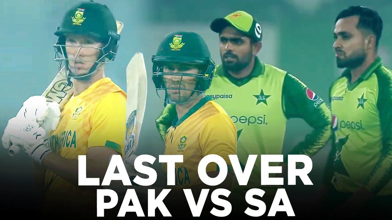 Last Over | 19 Runs Needed in 6 Balls | Pakistan vs South Africa | 1st ...