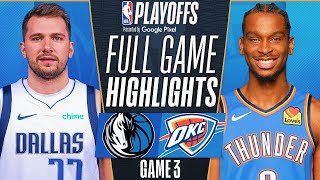 MAVERICKS vs THUNDER FULL GAME 3 HIGHLIGHTS | May 11, 2024 | 2024 NBA Playoffs Highlights Today (2K)