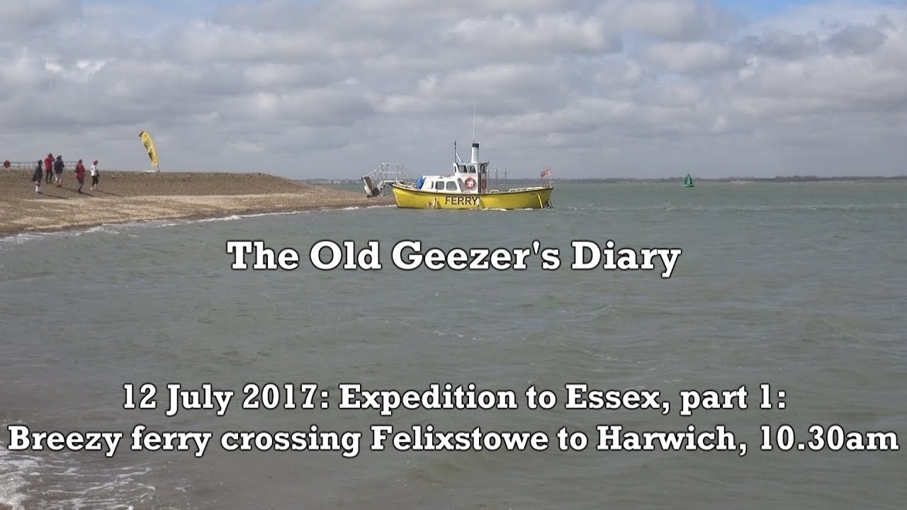 Old geezer's Diary - Expedition to Essex, part 1