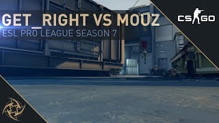 NiP GeT_RiGhT - Pistol Round vs mousesports (ESL Pro League S7)