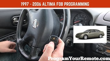 How to program a Nissan Altima remote key fob 1997 - 2006