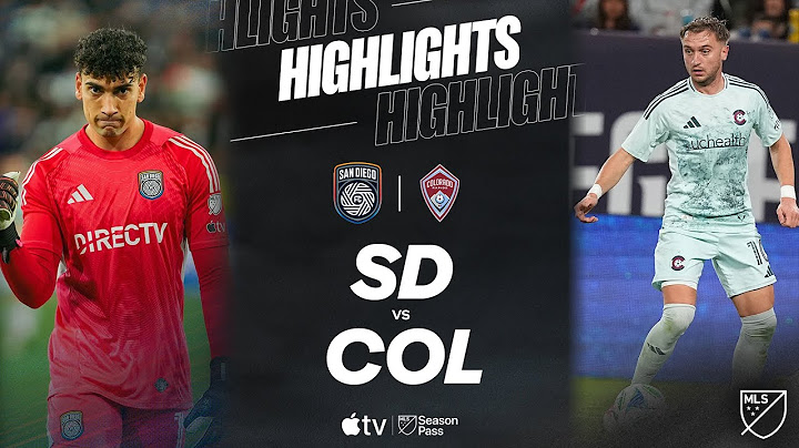 San Diego FC vs. Colorado Rapids | Full Match Highlights