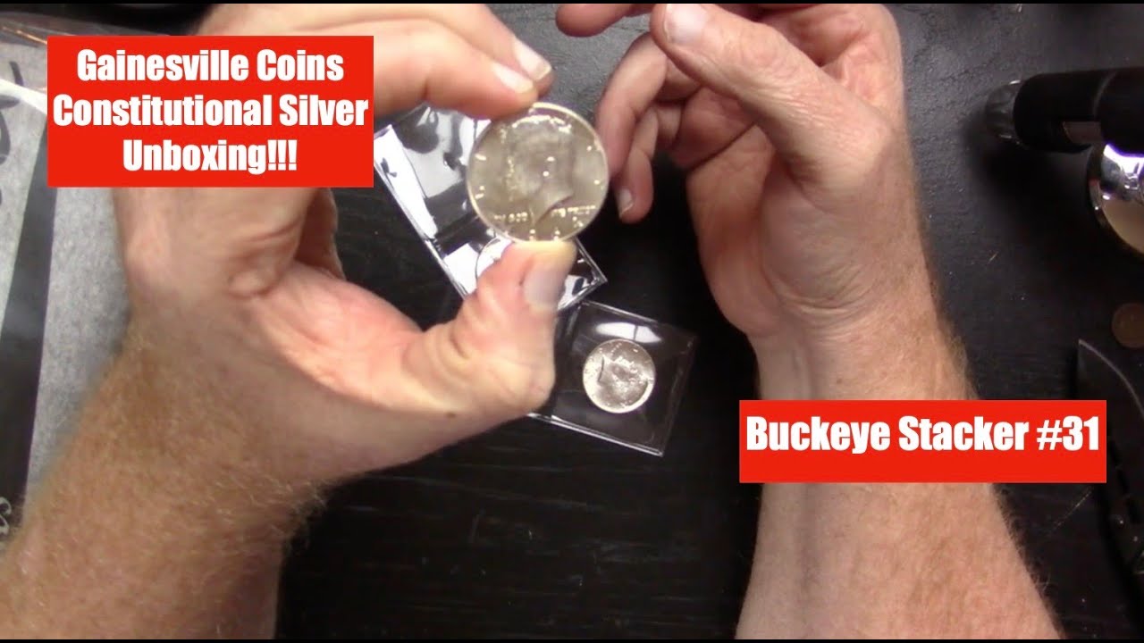 Constitutional Silver Unboxing!!!  Gainesville Coins!  Buckeye Stacker #31 