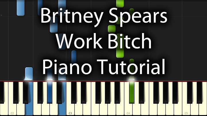 Work Bitch Piano version - Piano performance video thumbnail