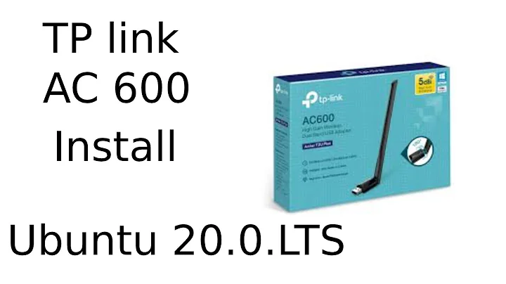 How to use tp-link ac600 archer t2u wireless usb adapter on Ubuntu 20.04  | wireless adapter.